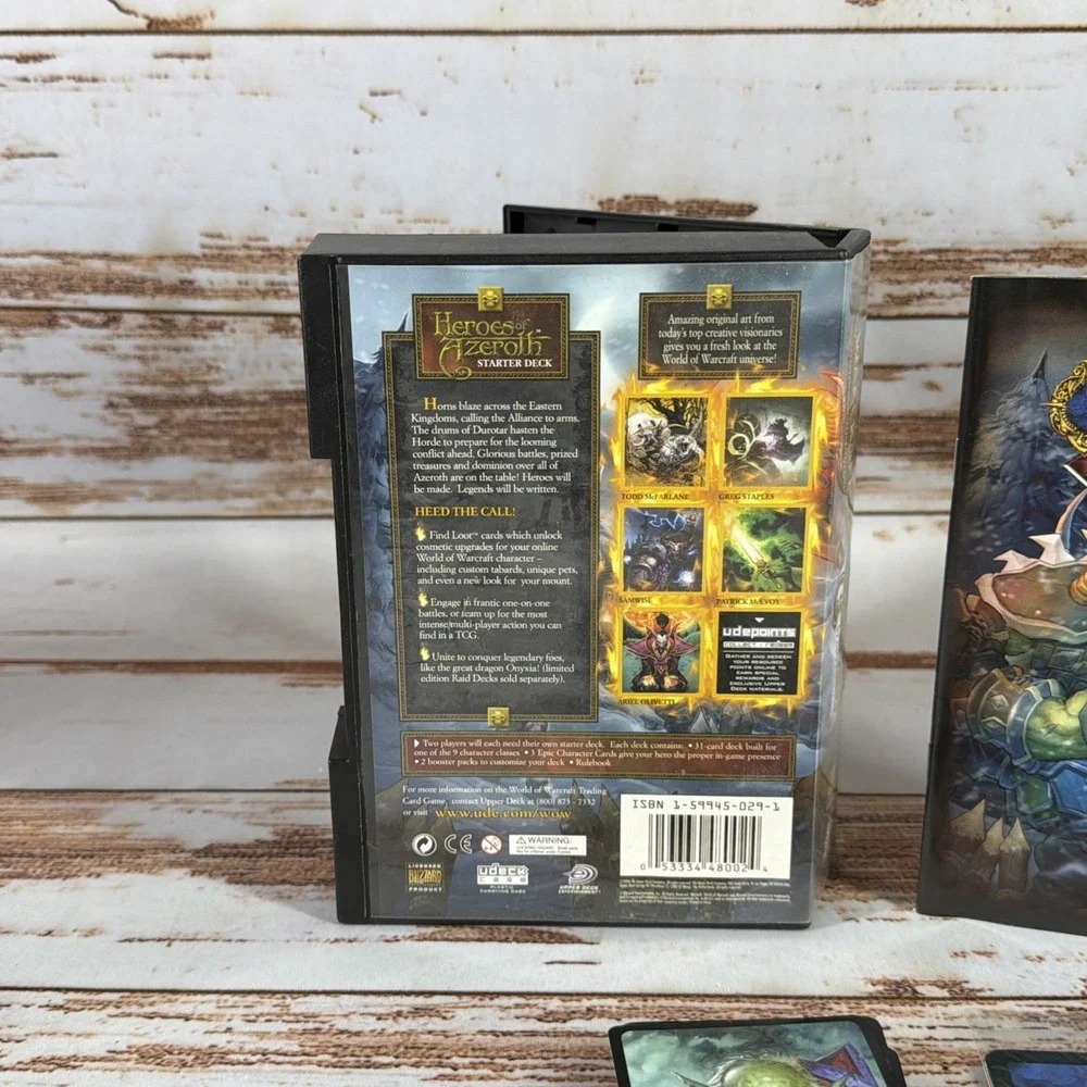World of Warcraft TCG Heroes of Azeroth Starter Deck 2006 Upper Deck Used